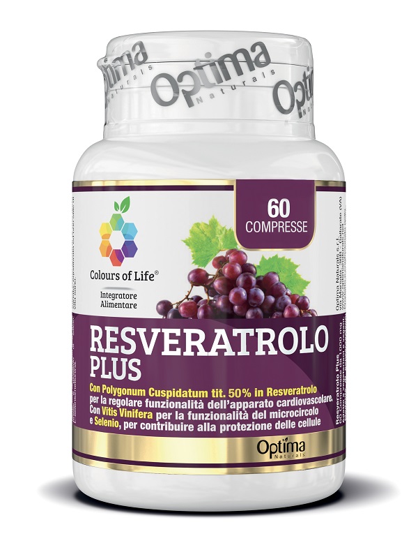 COLOURS OF LIFE RESVERATROLO PLUS 60 COMPRESSE 1000 MG - Newepa Srl