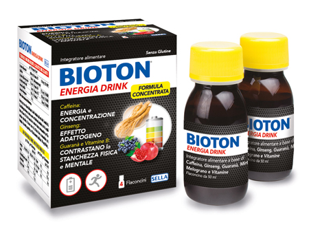 BIOTON ENERGIA DRINK 4 FLACONCINI X 50 ML - Newepa Srl