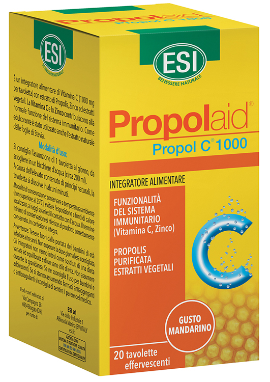 ESI PROPOLAID C 1000 20 TAVOLETTE EFFERVESCENTI - Newepa Srl