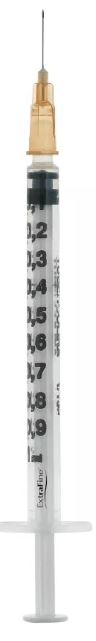 SIRINGA PER INSULINA EXTRAFINE TUB 1ML 100 UI AGO REMOVIBILE 26 GAUGE 0,45X12 MM 1 PEZZO - Newepa Srl