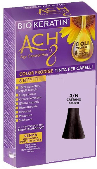 BIOKERATIN ACH8 COLOR PRODIGE 3/N CASTANO SCURO - Newepa Srl