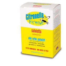 CITRONELLA BREAK SALVIETTE MONOUSO 10 PEZZI - Newepa Srl