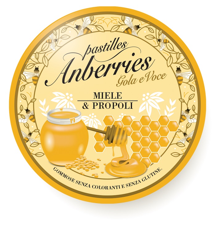 ANBERRIES MIELE PROPOLI 55 G - Newepa Srl