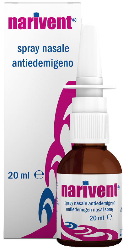 SPRAY NASALE ANTIEDEMIGENO NARIVENT FLACONE 20 ML - Newepa Srl
