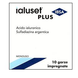 GARZA IMPREGNATA IALUSET FERITE E USTIONI NON INFETTE 10X10 CM 10 PEZZI - Newepa Srl