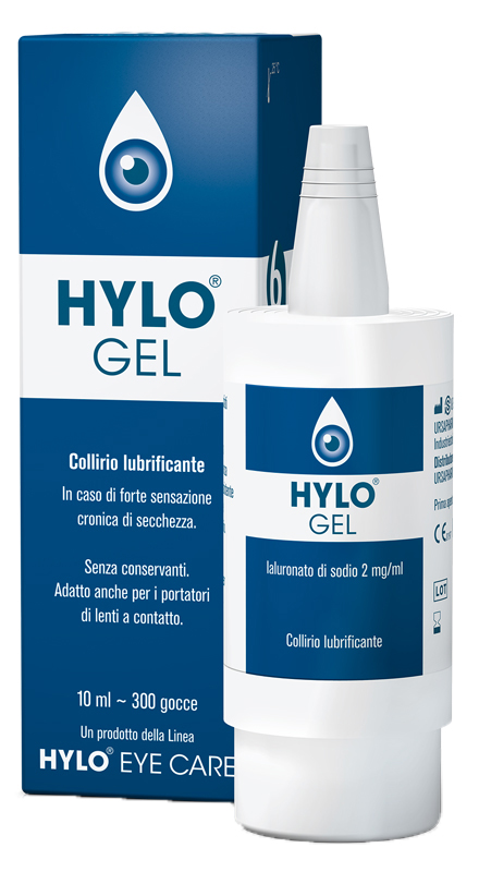 HYLO-GEL COLLIRIO LUBRIFICANTE ACIDO IALURONICO 0,2% 10 ML - Newepa Srl
