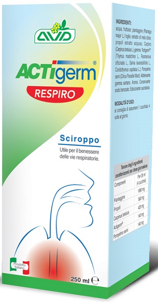 ACTIGERM RESPIRO SCIROPPO 250 ML - Newepa Srl