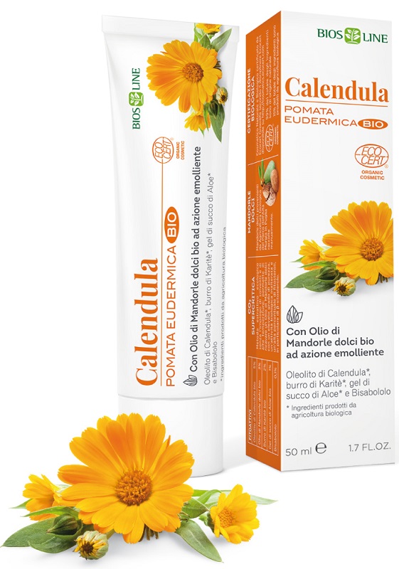 BIOSLINE CALENDULA POMATA EUDERMICA BIO 50 ML - Newepa Srl