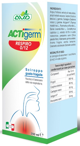 ACTIGERM RESPIRO 0-12 200 ML - Newepa Srl