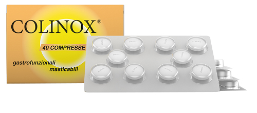 COLINOX 40 COMPRESSE MASTICABILI GASTROFUNZIONALI 56 G - Newepa Srl