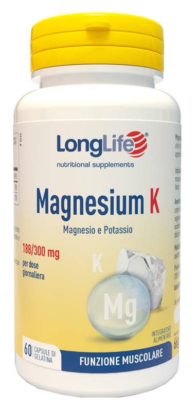 LONGLIFE MAGNESIUM K 60 CAPSULE - Newepa Srl