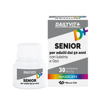 DAILYVIT+ SENIOR MULTIVITAMINICO E MULTIMINERALE 30 COMPRESSE - Newepa Srl