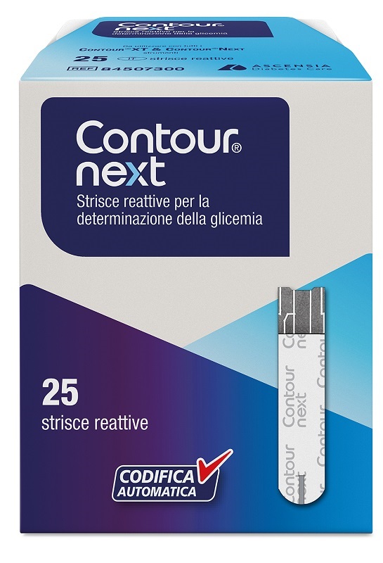 STRISCE MISURAZIONE GLICEMIA CONTOUR NEXT 25 PEZZI - Newepa Srl