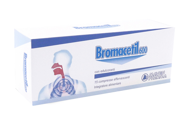 BROMACETIL 600 15 COMPRESSE EFFERVESCENTI - Newepa Srl
