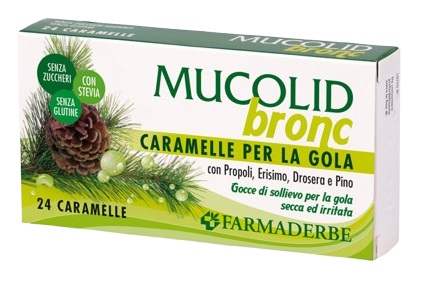 MUCOLID BRONC PROPOLI&PINO 24 CARAMELLE - Newepa Srl