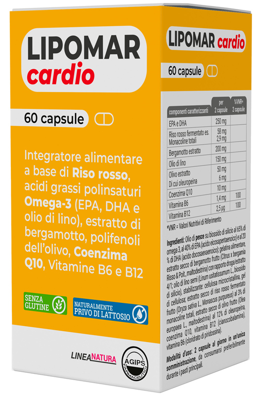 LIPOMAR CARDIO 60 CAPSULE - Newepa Srl