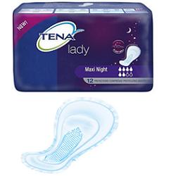 PANNOLONE SAGOMATO TENA DISCREET MAXI NIGHT 12 PEZZI - Newepa Srl