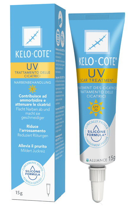 GEL CICATRICI KELO COTE UV SPF30 15 G - Newepa Srl
