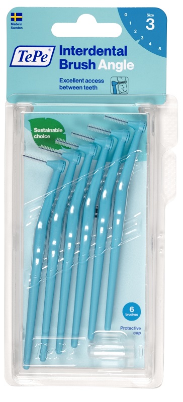 TEPE ANGLE SCOVOLINO BLU 0,6MM 6 PEZZI - Newepa Srl
