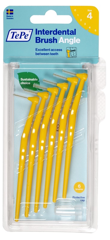 TEPE ANGLE SCOVOLINO GIALLO 0,7MM 6 PEZZI - Newepa Srl