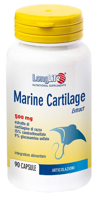 LONGLIFE MARINE CARTILAGE 90 CAPSULE DI GELATINA - Newepa Srl