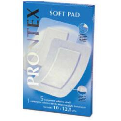 GARZA COMPRESSA PRONTEX SOFT PAD 10X12,5 6 PEZZI (5 TNT + 1 IMPERMEABILE AQUA PAD) - Newepa Srl