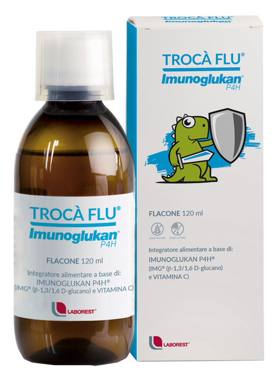 TROCA' FLU' IMUNOGLUKAN FLACONE 120 ML - Newepa Srl