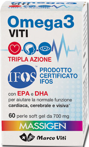 OMEGA3 VITI TRIPLA AZIONE 60 PERLE - Newepa Srl
