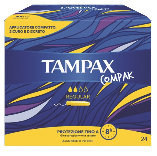 TAMPAX COMPAX REGULAR 24 PEZZI - Newepa Srl