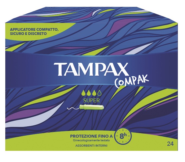 TAMPAX COMPAK SUPER 24 PEZZI - Newepa Srl