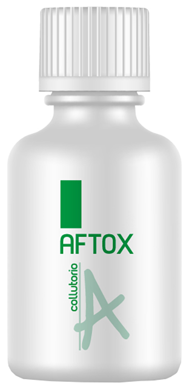 AFTOX COLLUTORIO FLACONE BIANCO, CON TAPPO E MISURINO DISPOSITIVO MEDICO INDICATO IN TUTTE LE LESIONI DEL CAVO ORALE E NEI PROCESSI INFIAMMATORI CORRELATI 100 ML 1 PEZZO - Newepa Srl