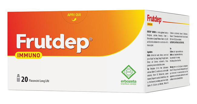 FRUTDEP IMMUNO 20 FLACONCINI 10 ML - Newepa Srl
