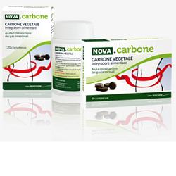 NOVA CARBONE VEGETALE 120 COMPRESSE - Newepa Srl
