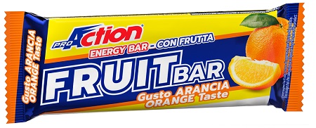 PROACTION FRUIT BAR BARRETTA ENERGETICA ALL'ARANCIA 40 G - Newepa Srl