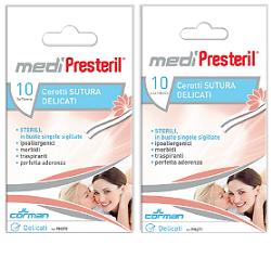 CEROTTO PER SUTURA MEDIPRESTERIL DELICATO TNT 3X75MM 10 PEZZI - Newepa Srl