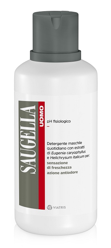SAUGELLA UOMO PH FISIOLOGICO DETERGENTE MASCHILE 500 ML - Newepa Srl
