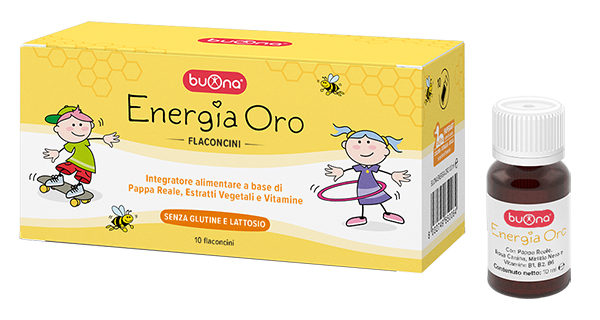 BUONA ENERGIA ORO 10 FLACONCINI DA 10 ML - Newepa Srl