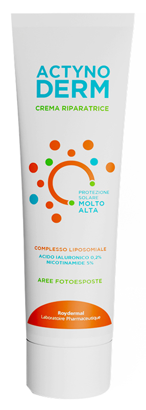 ACTYNODERM CREMA RIPARATRICE AREE FOTOESPOSTE PROTEZIONE SOLARE MOLTO ALTA 30 ML - Newepa Srl