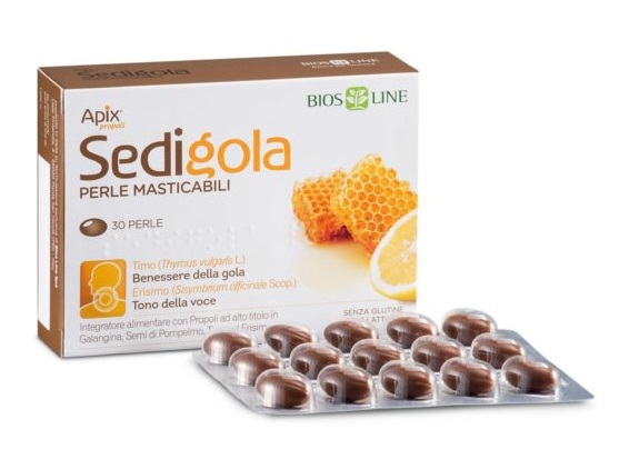 SEDIGOLA PERLE MASTICABILI 30 PERLE - Newepa Srl