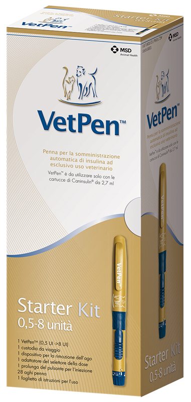 CANINSULIN VET PEN 8 UI STARTER KIT - Newepa Srl