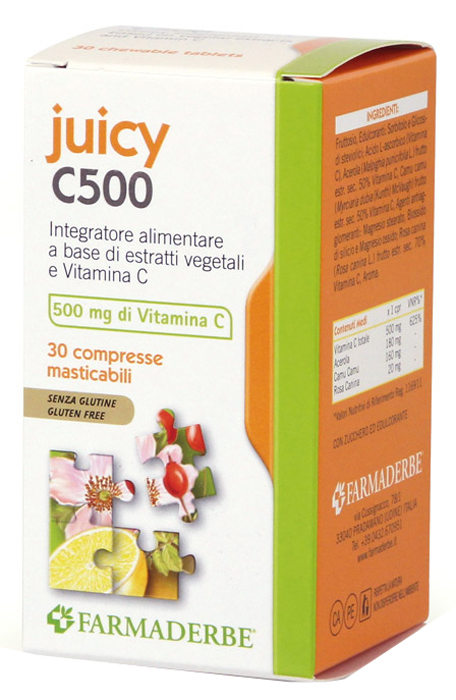 JUICY C500 30 COMPRESSE MASTICABILI - Newepa Srl