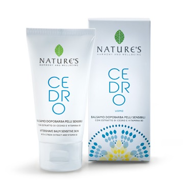NATURE'S CEDRO UOMO BALSAMO DOPOBARBA PELLI SENSIBILI 75 ML - Newepa Srl