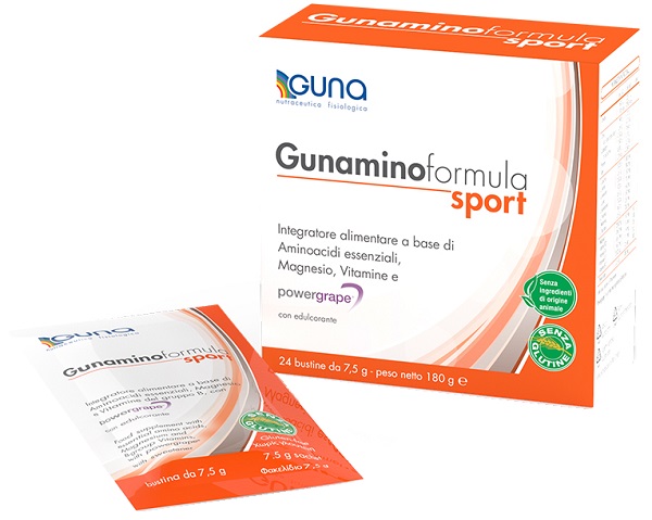 GUNAMINOFORMULA SPORT 24 BUSTE 180 G - Newepa Srl