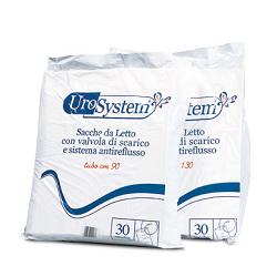 SACCA DI DRENAGGIO DA LETTO PER INCONTINENZA UROSYSTEM TUBO 130 CM CON SCARICO 30 PEZZI - Newepa Srl