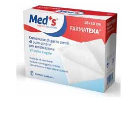 GARZA COMPRESSA MEDS 12/8 36X40CM 12 PEZZI - Newepa Srl