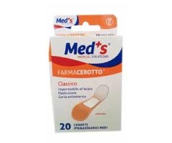 CEROTTO MEDS POLIURETANO IPOALLERGENICO CLASSICO MEDIO 20 PEZZI - Newepa Srl