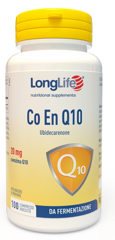 LONGLIFE CO EN Q10 20MG 100 COMPRESSE RIVESTITE - Newepa Srl