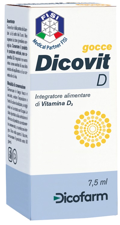 DICOVIT D VITAMINA D3 7,5 ML - Newepa Srl
