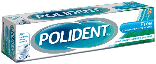 POLIDENT FREE ADESIVO PER PROTESI DENTARIA 40 G - Newepa Srl