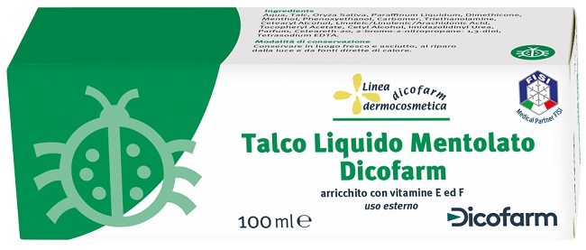 DICOFARM TALCO LIQUIDO MENTOLATO 100 ML - Newepa Srl